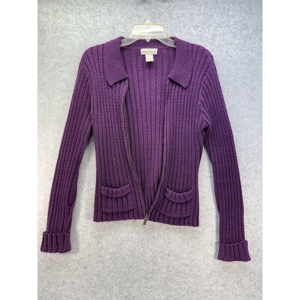 VTG Child Mainframe Purple Sweater With Pockets  Size Large